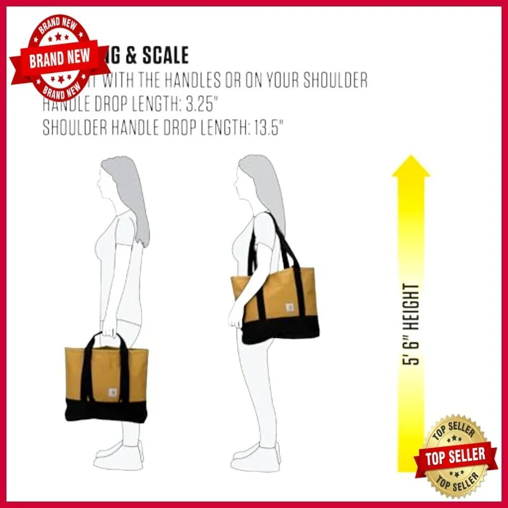Durable Water Repellent 18L Tote Bag with Convertible Straps